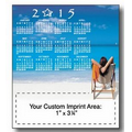 Beach Time Process Color Magnetic Calendar/ 20 Mil (3 1/2"x4")